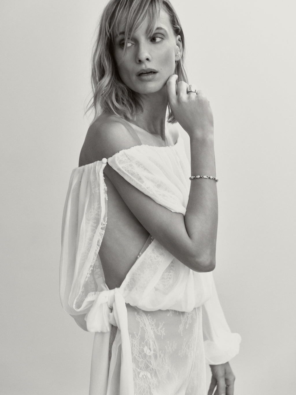 Aire White Blouse