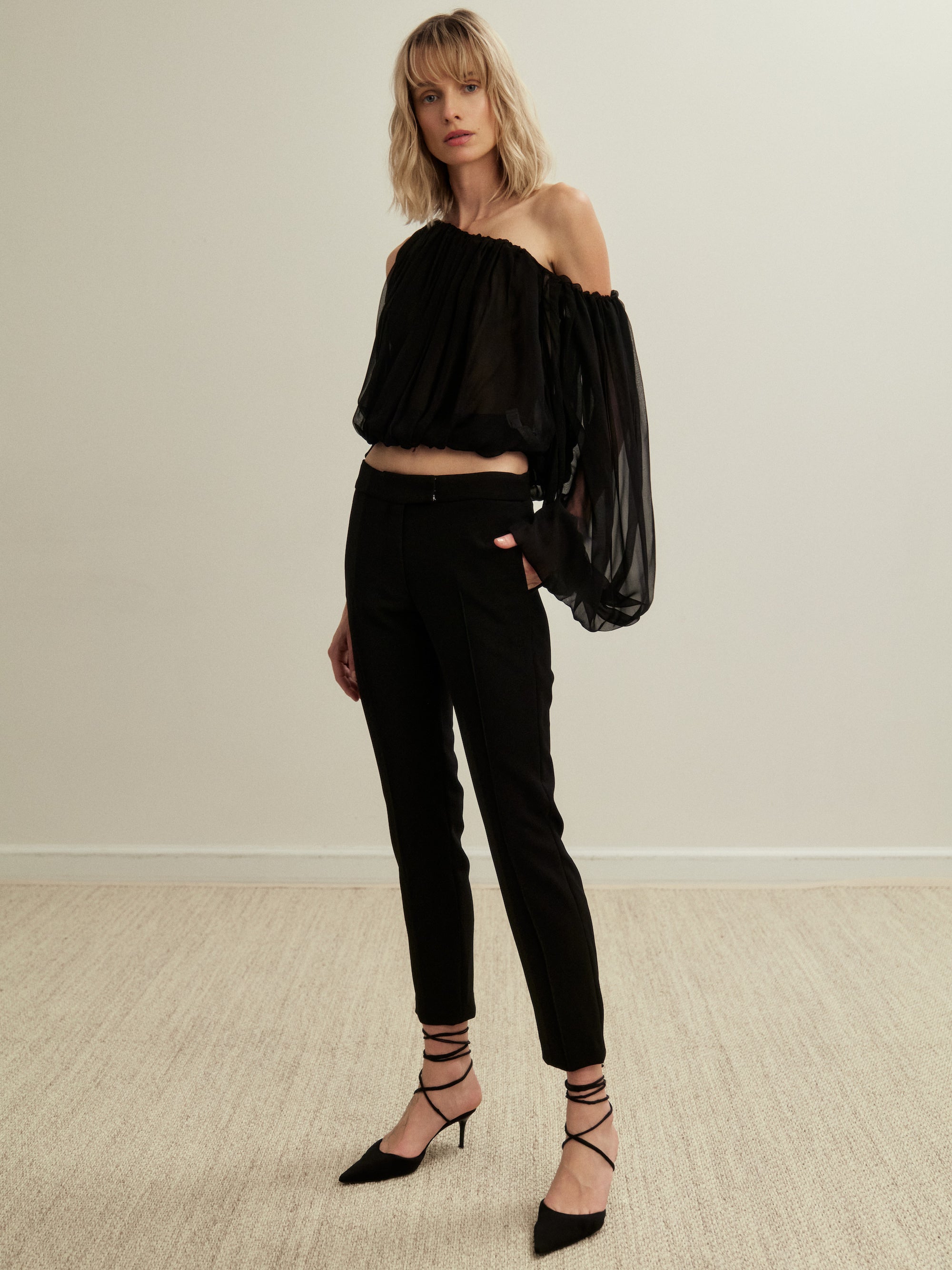 Aire Black Blouse