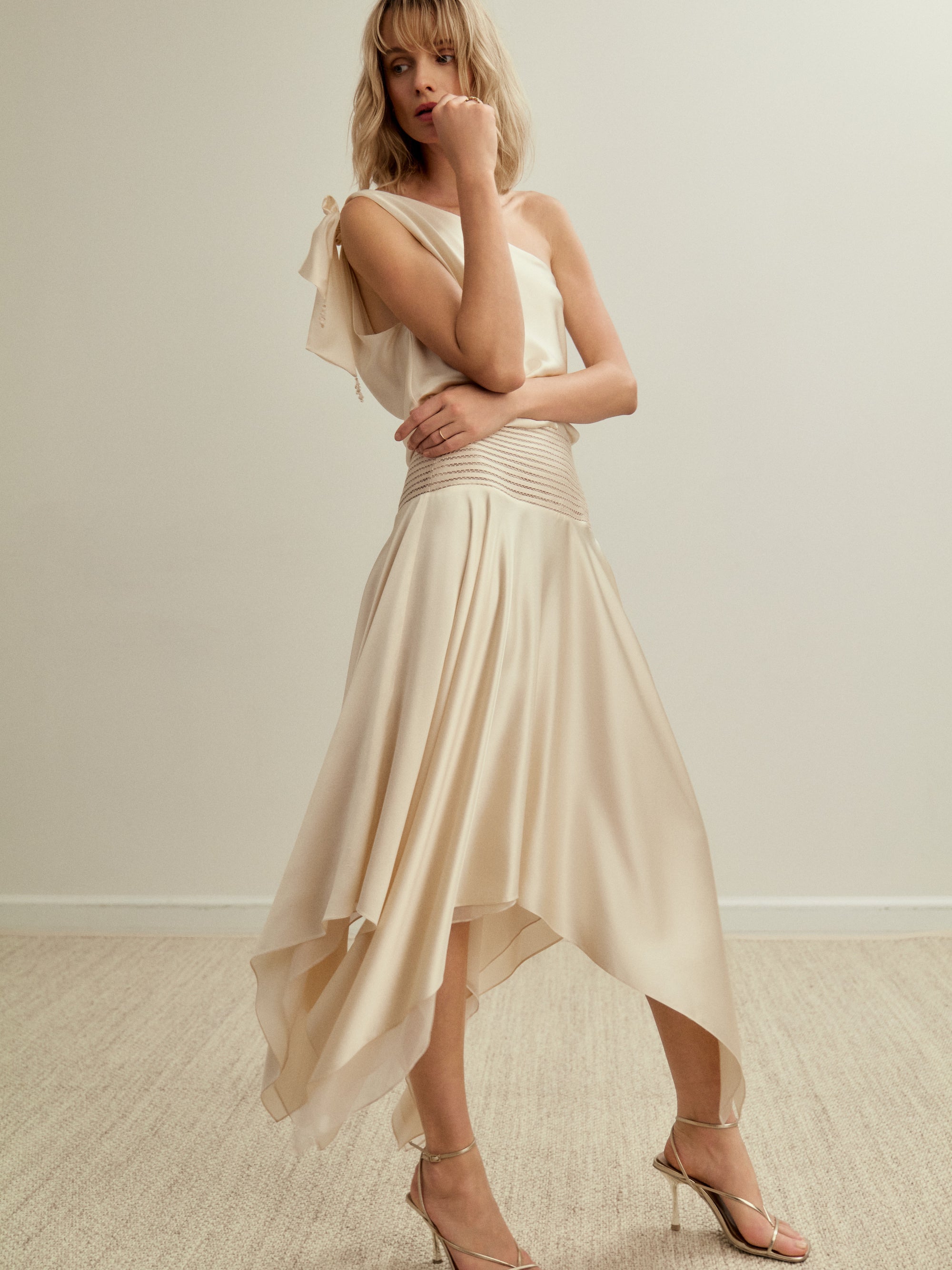 Halia Champagne Dress