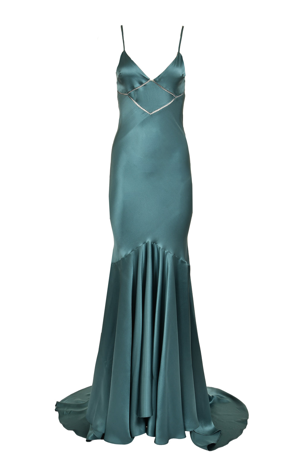 Lagoon Silk Maxi Dress
