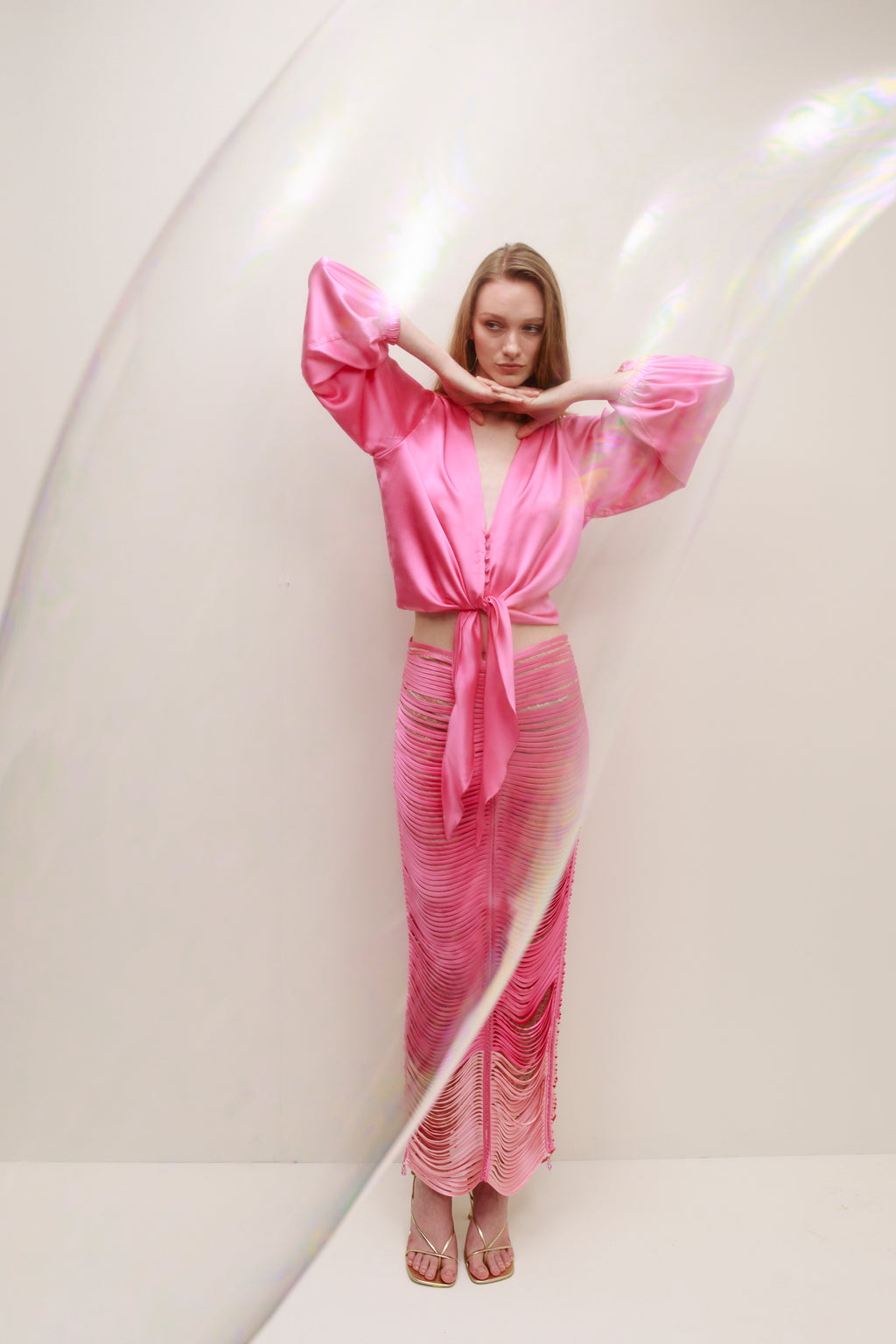Danielle Pinks Maxi Skirt