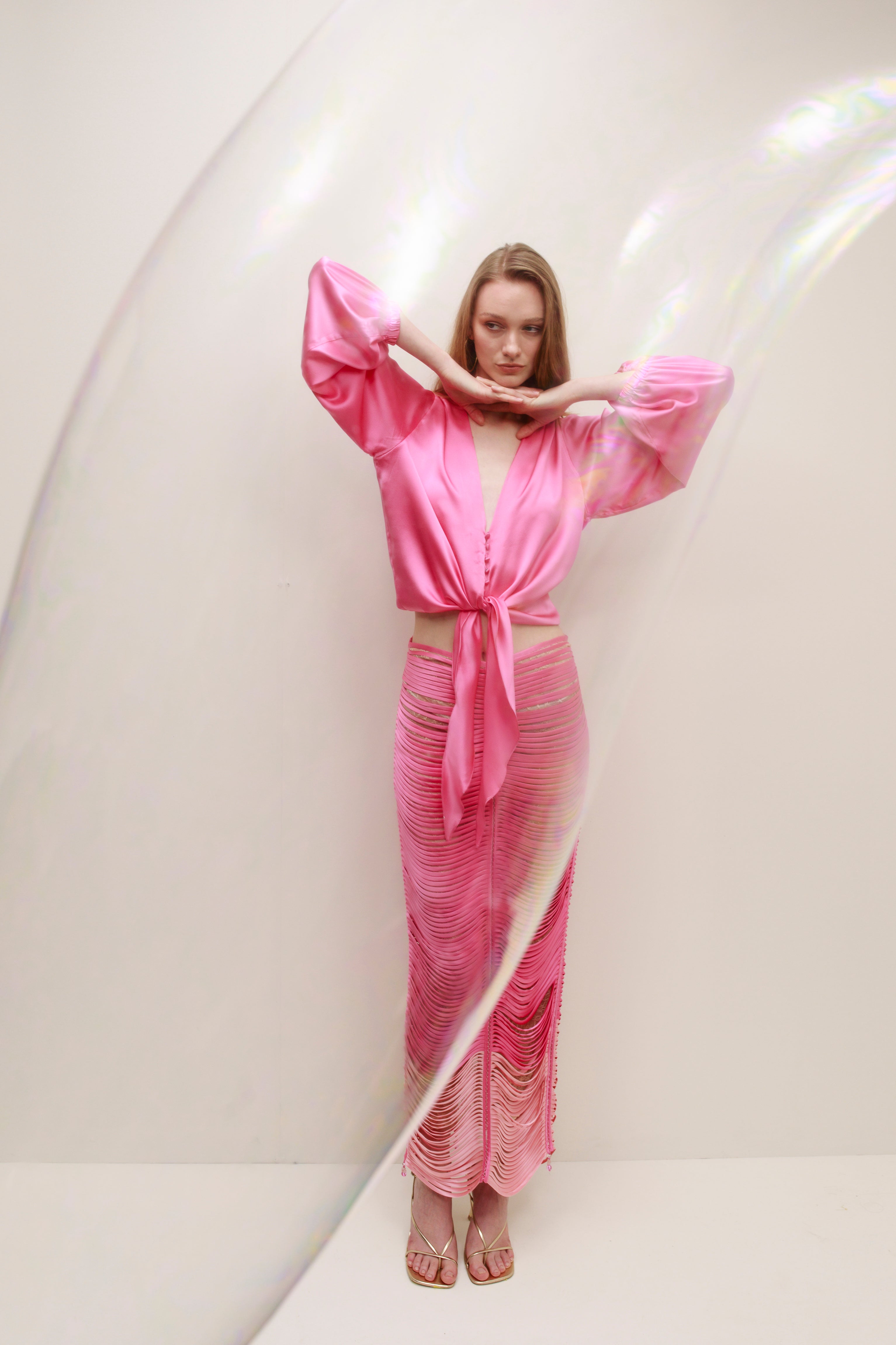 Danielle Pinks Maxi Skirt
