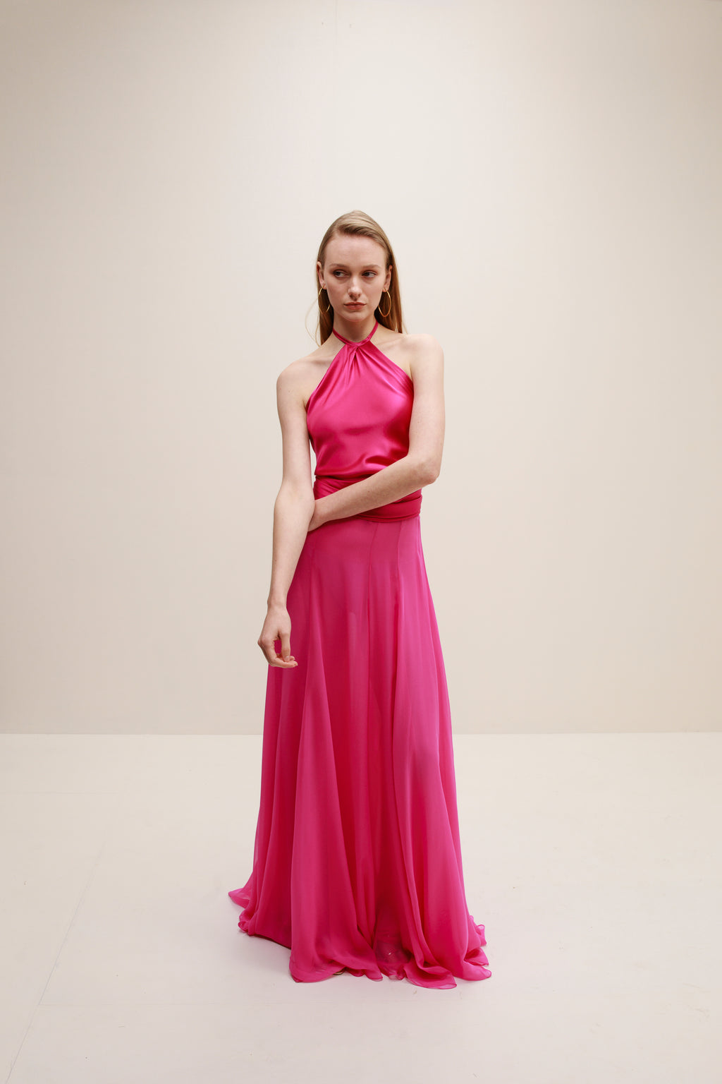 Brezza Silk Chiffon Skirt