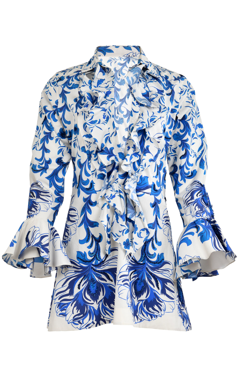 Cate Cotton Blue Dress