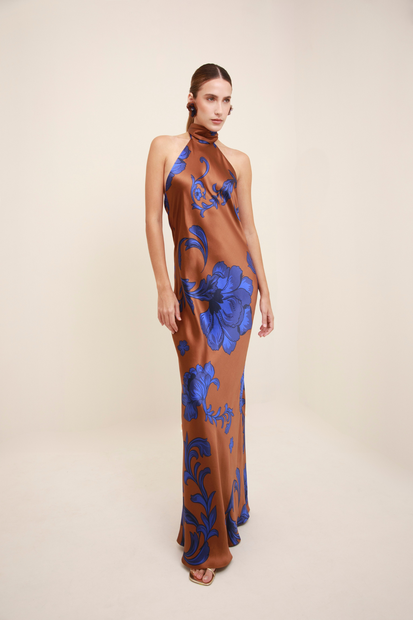 Mikaela Brown Dress
