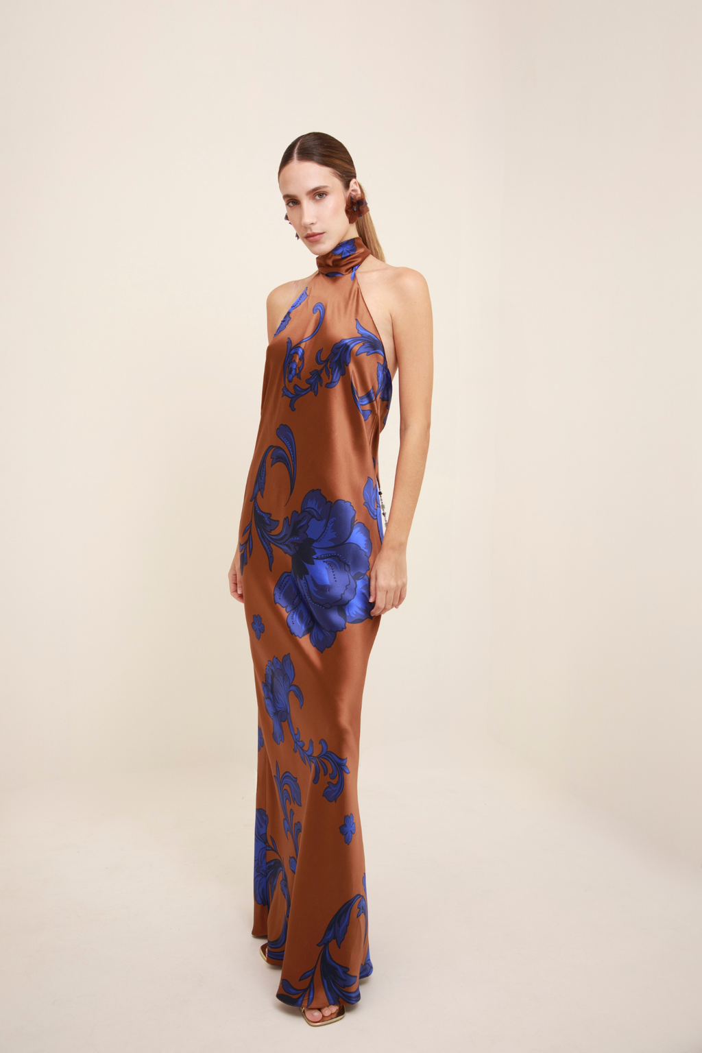 Mikaela Brown Dress