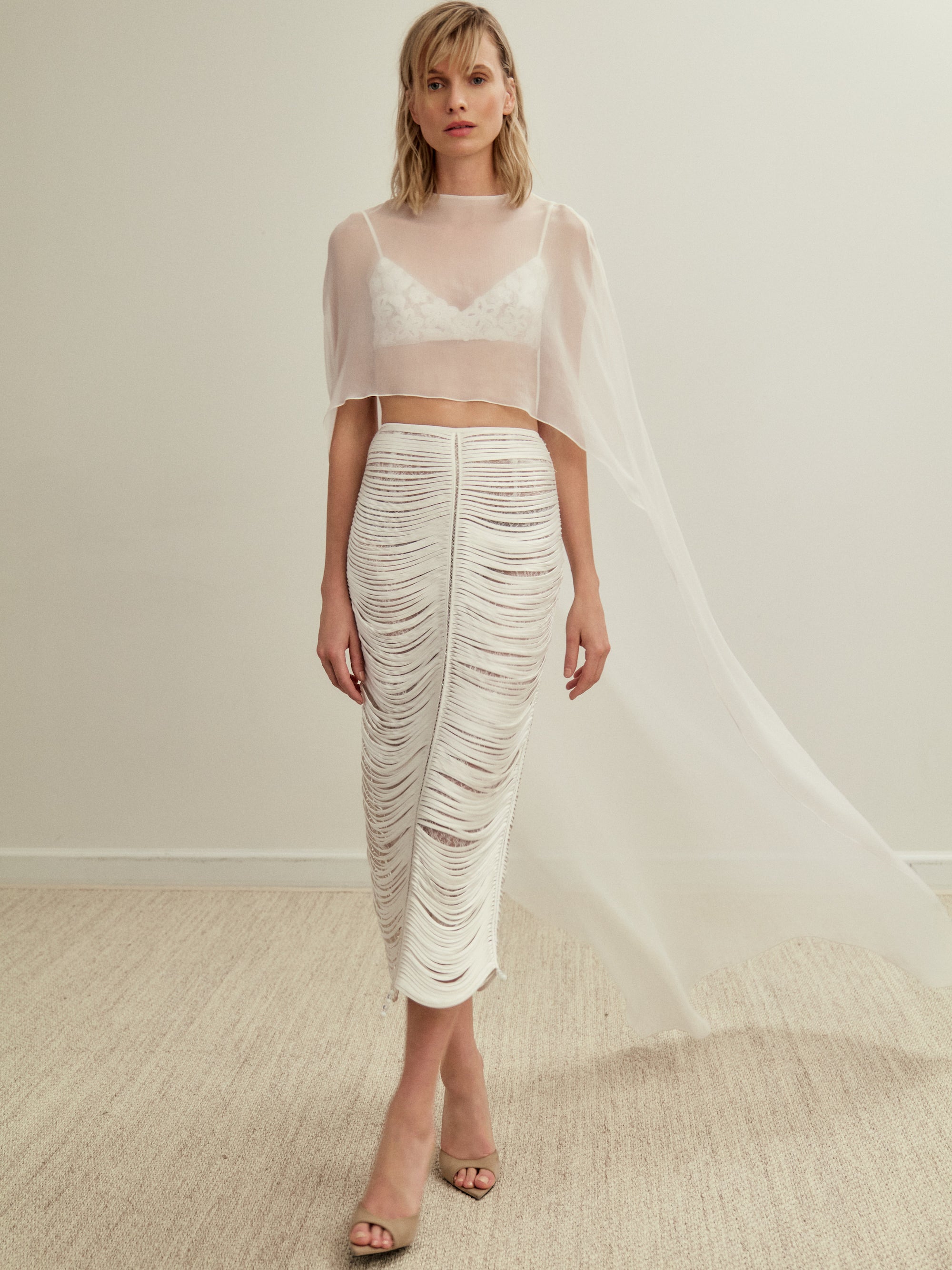 Danielle White Skirt