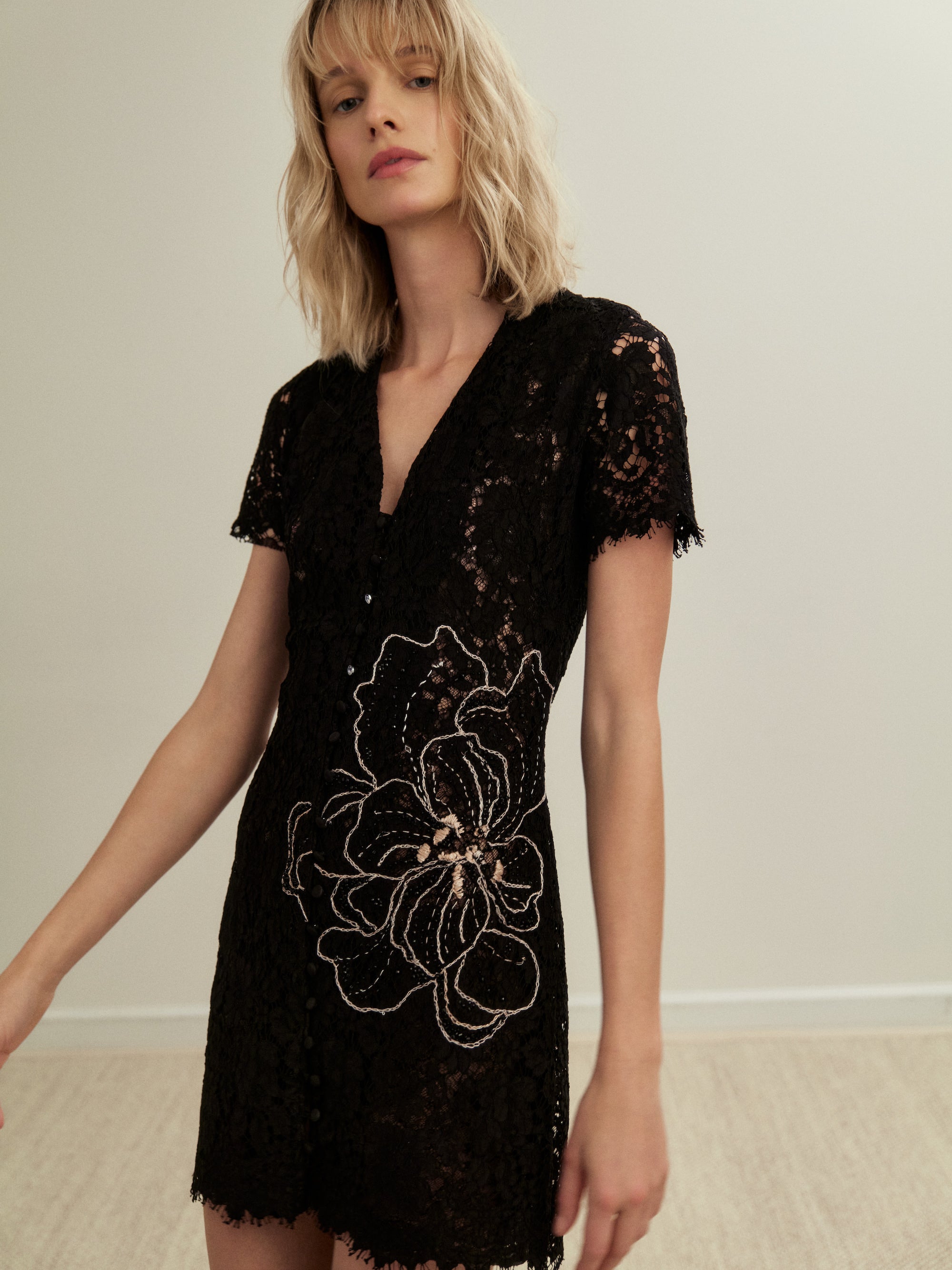 Moonlace Mini Dress