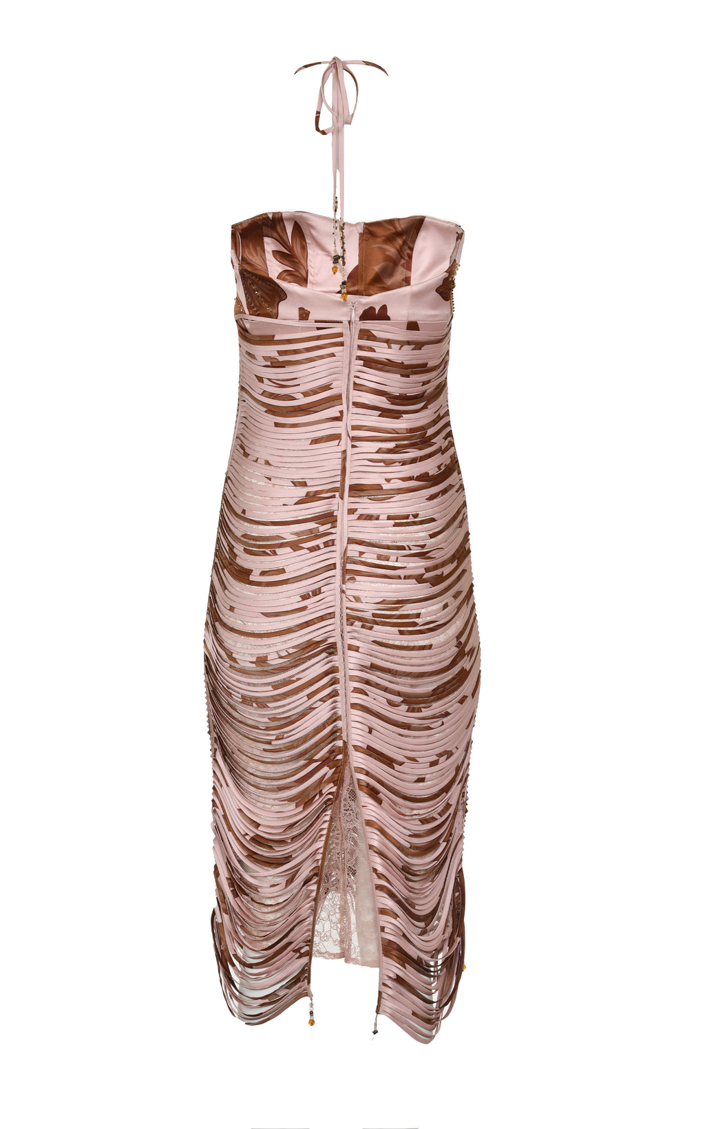 Blush Vine Midi Dress