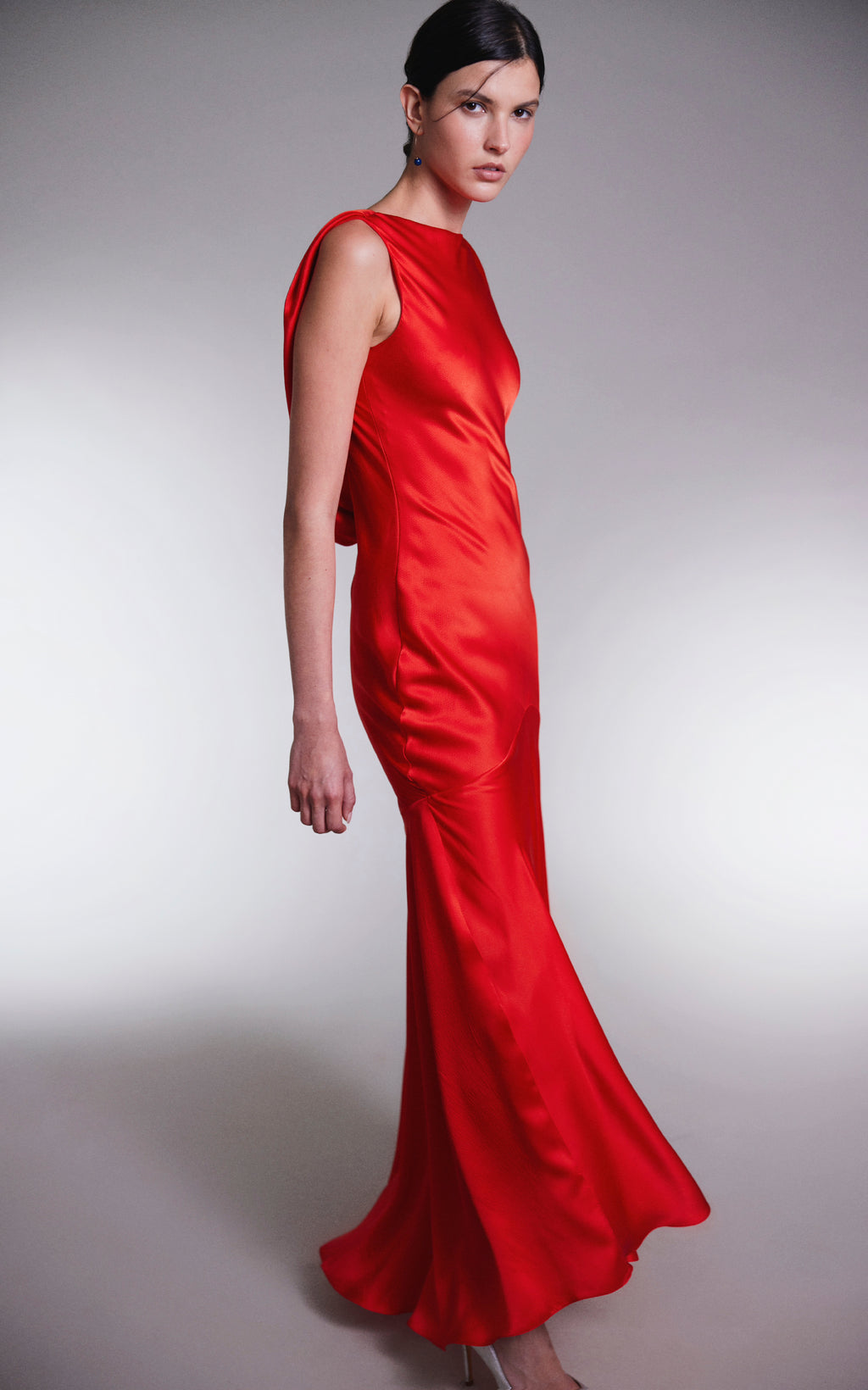Ruby Silk Maxi Dress
