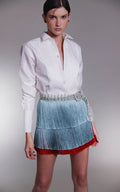 Starlight Fringe Mini Skirt